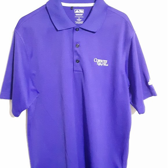 Adidas Climalite Men's Dallas Cowboys Golf Club Polo Shirt in Size M - Picture 1 of 6
